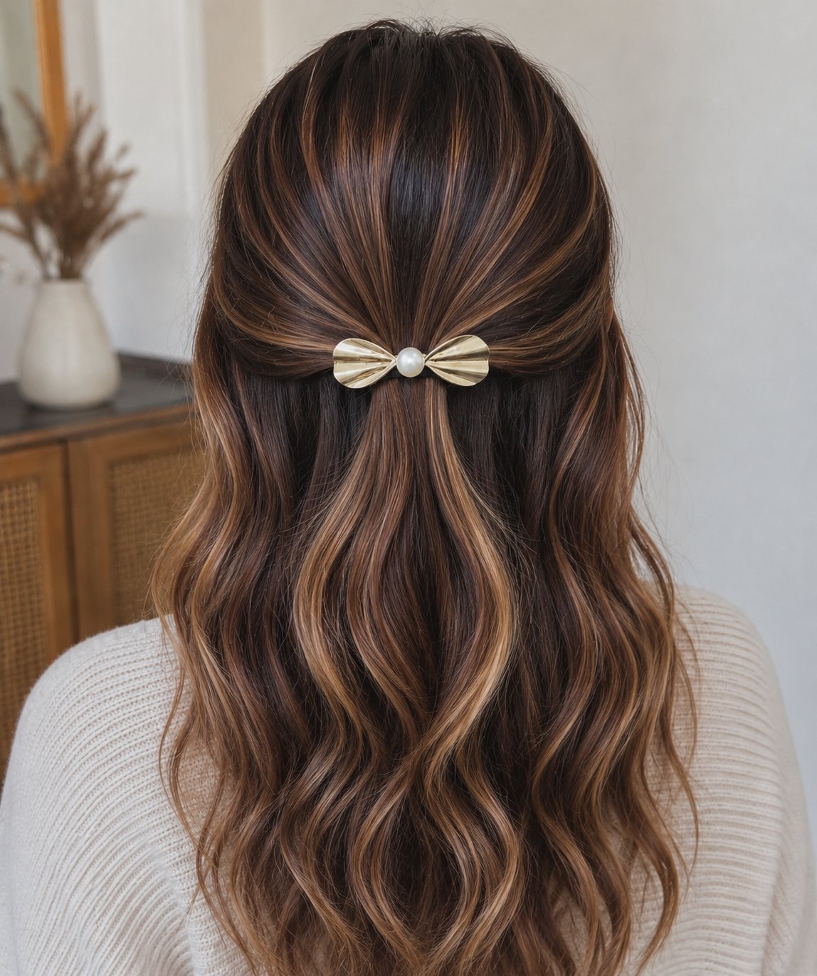 Pearl Bow Hair Band