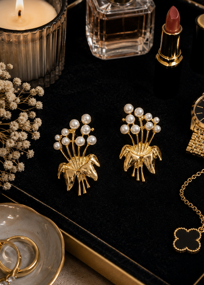 Pearl Bloom Bouquet Earrings