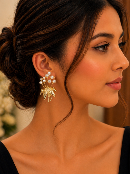 Pearl Bloom Bouquet Earrings