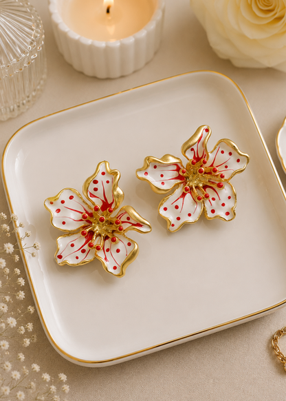 Cherry Blossom Stud Earrings
