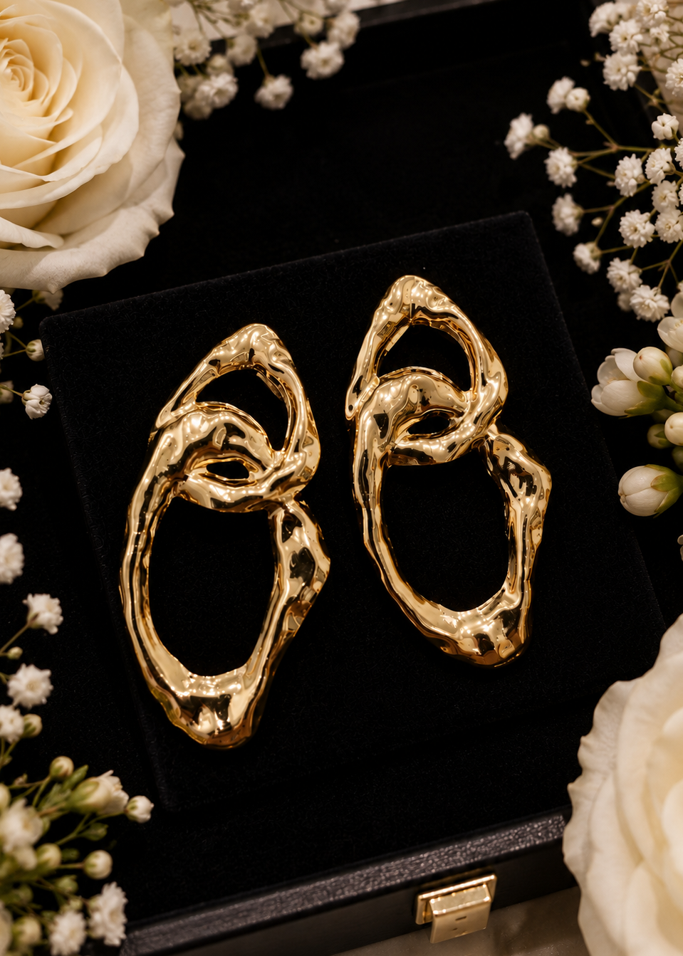 Liquid Gold Sculpt Earrings