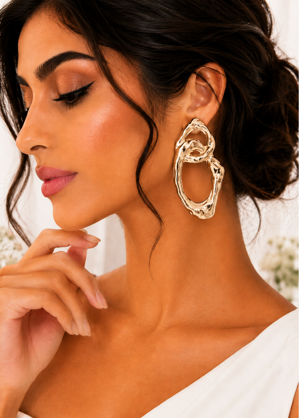 Liquid Gold Sculpt Earrings