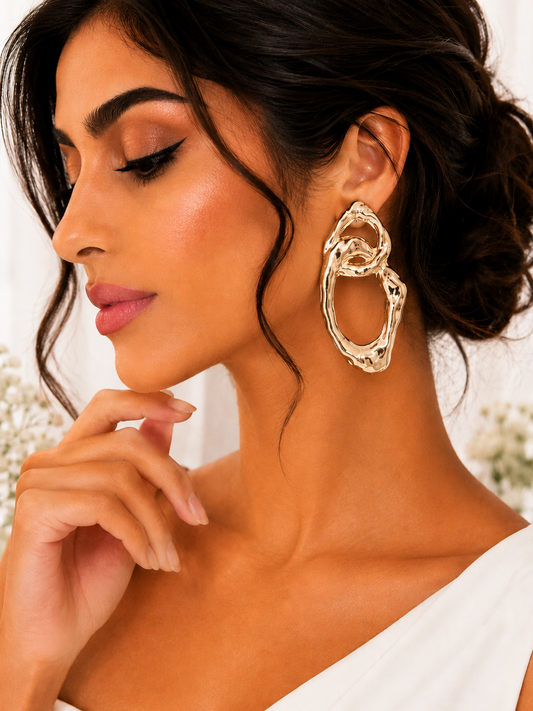 Liquid Gold Sculpt Earrings