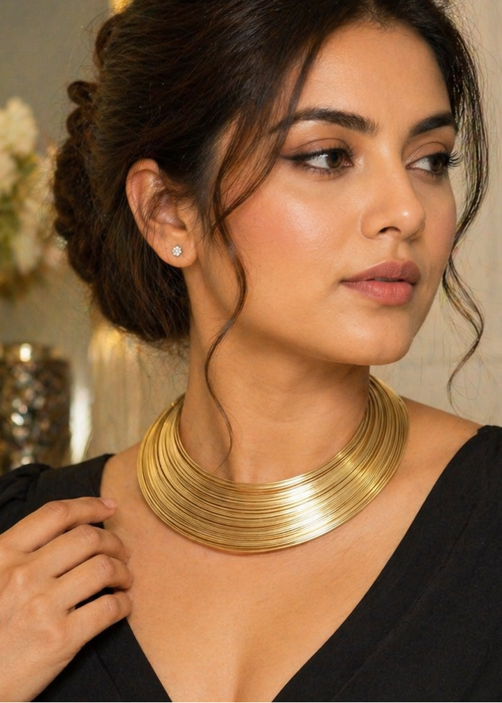 Coil Collar Necklace