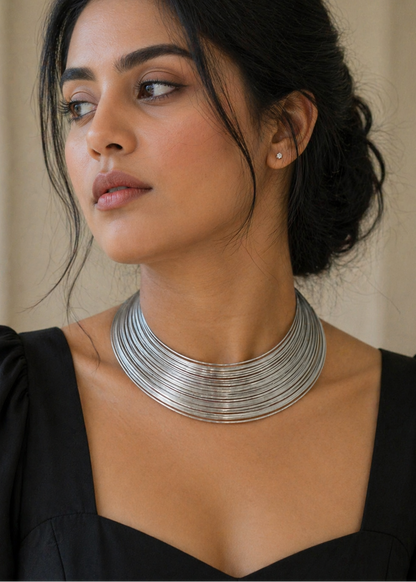 Coil Collar Necklace