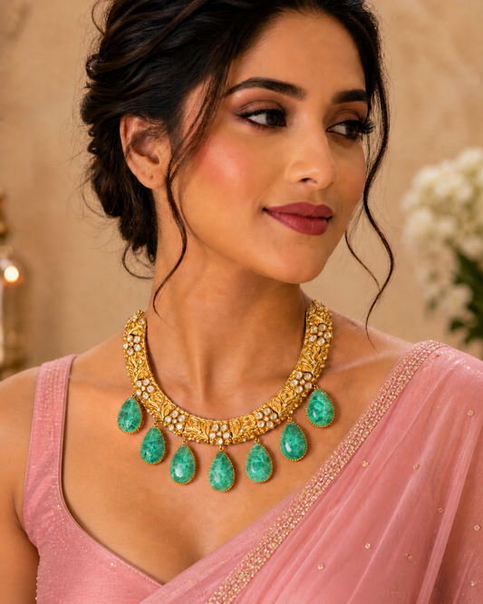 Emerald Temple Choker Set