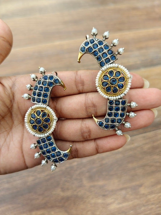 Blue Majesty Ear Cuffs