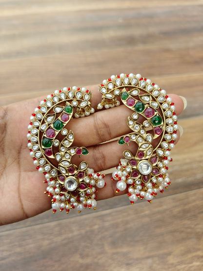 Kundan Ear Cuffs