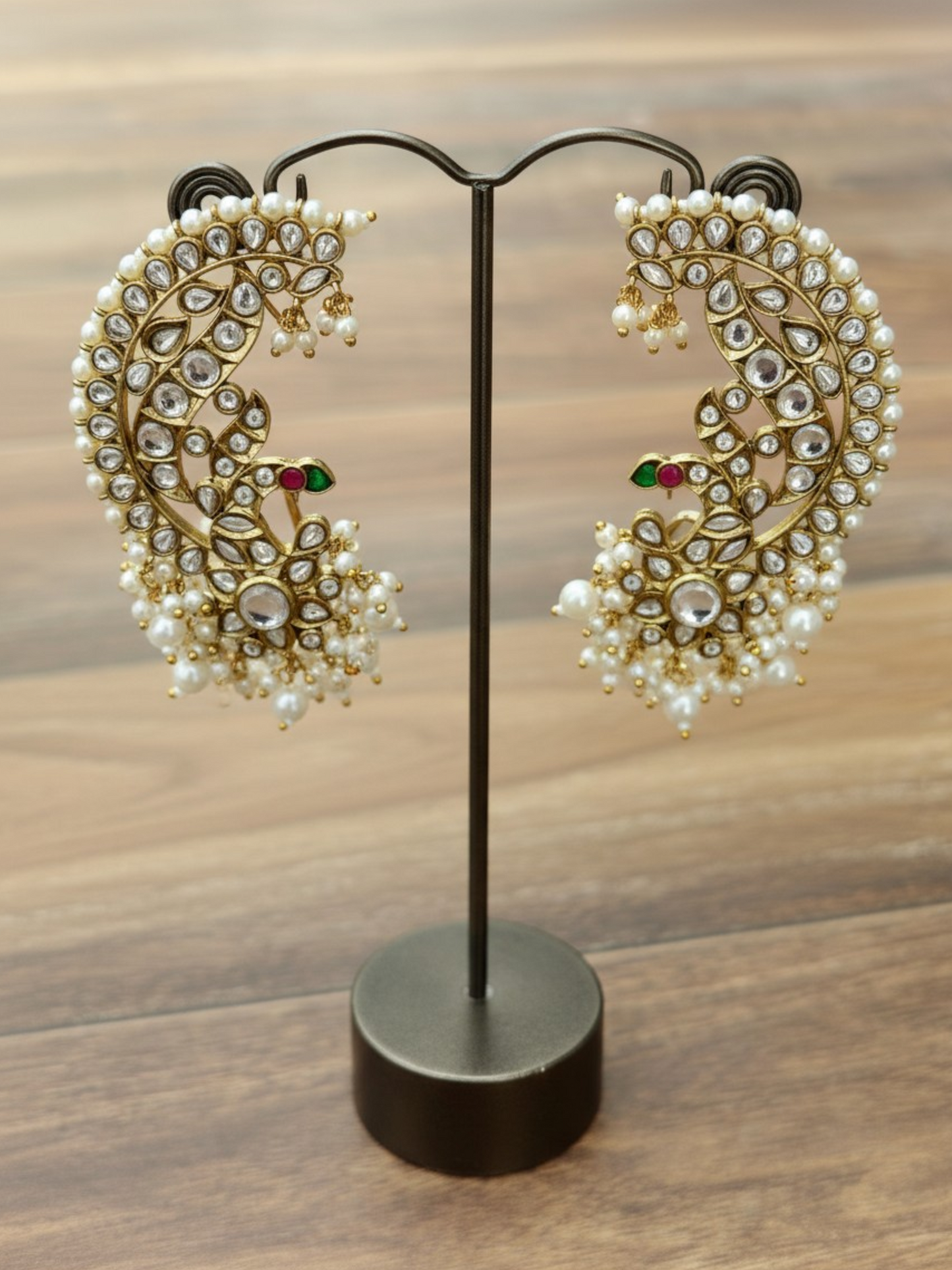 Kundan Ear Cuffs