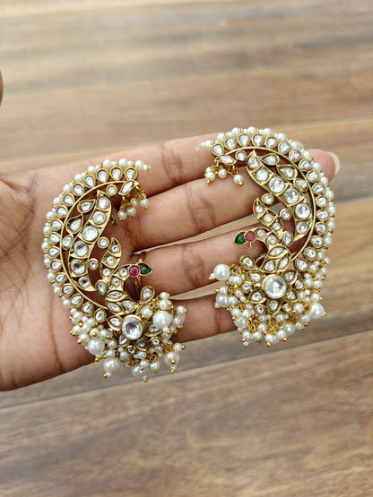 Kundan Ear Cuffs