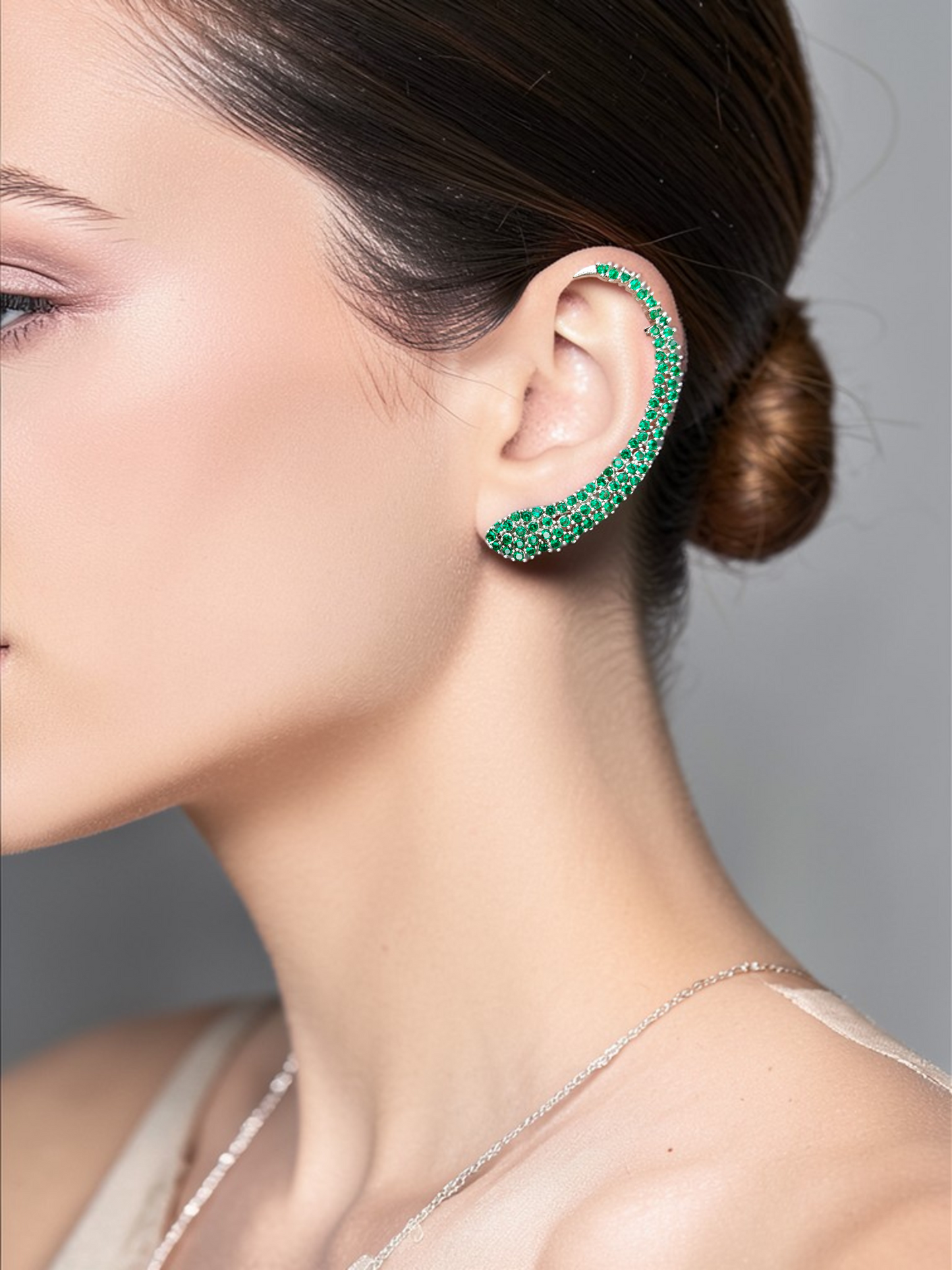 Crystal Arc Ear Cuffs