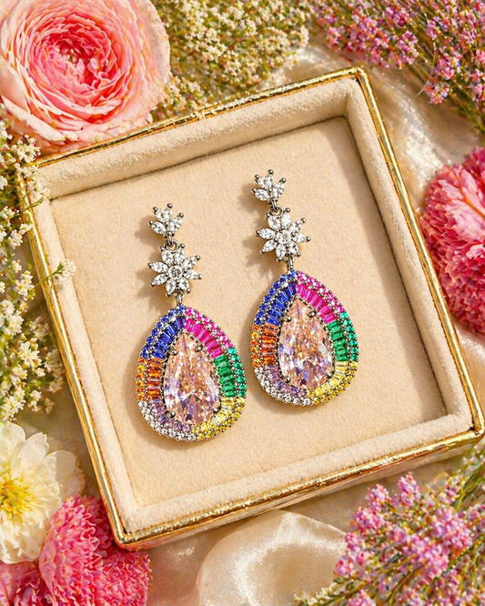 Rainbow Royale Drop Earrings