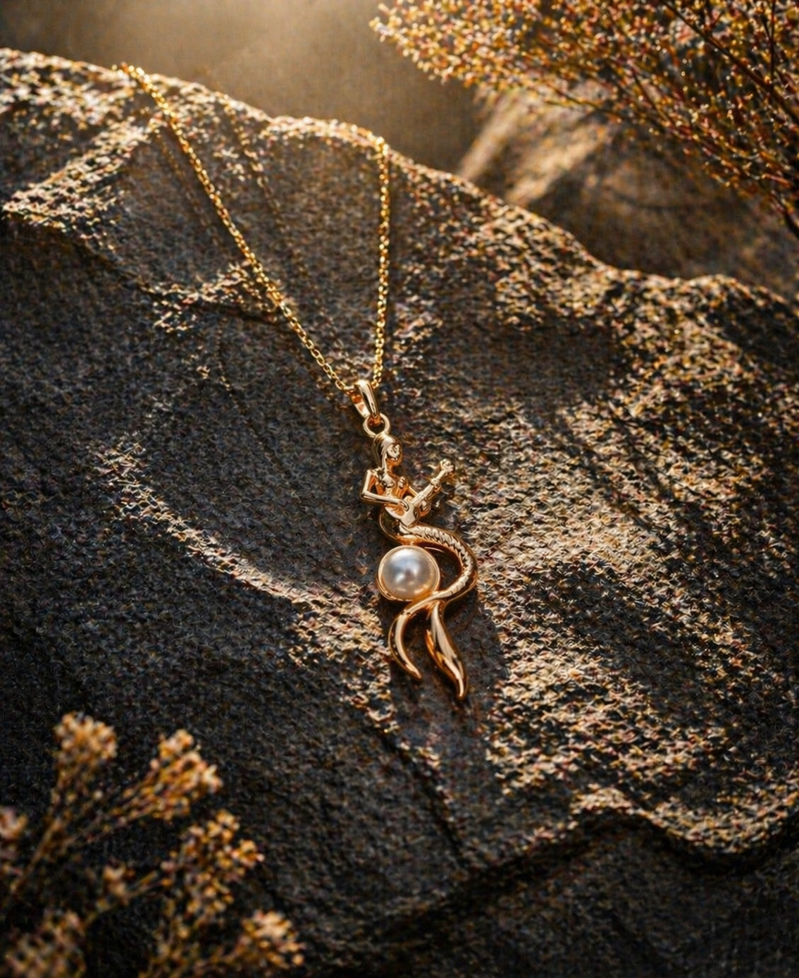 Mermaid Pendant Necklace