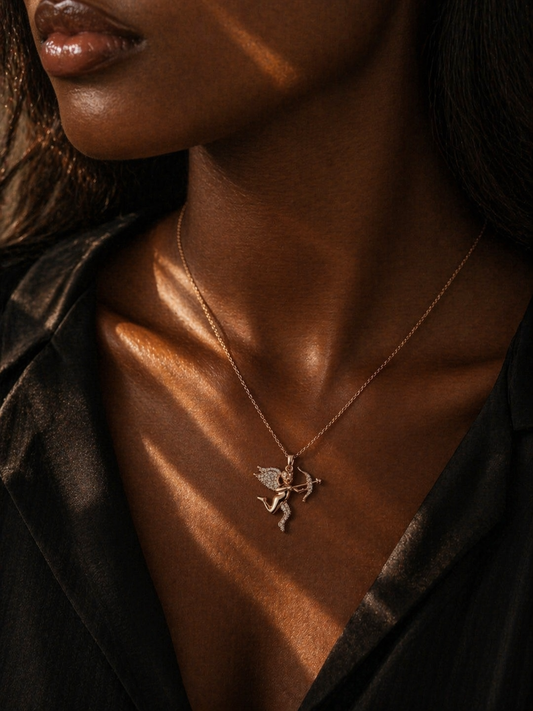 Cupid Pendant Necklace