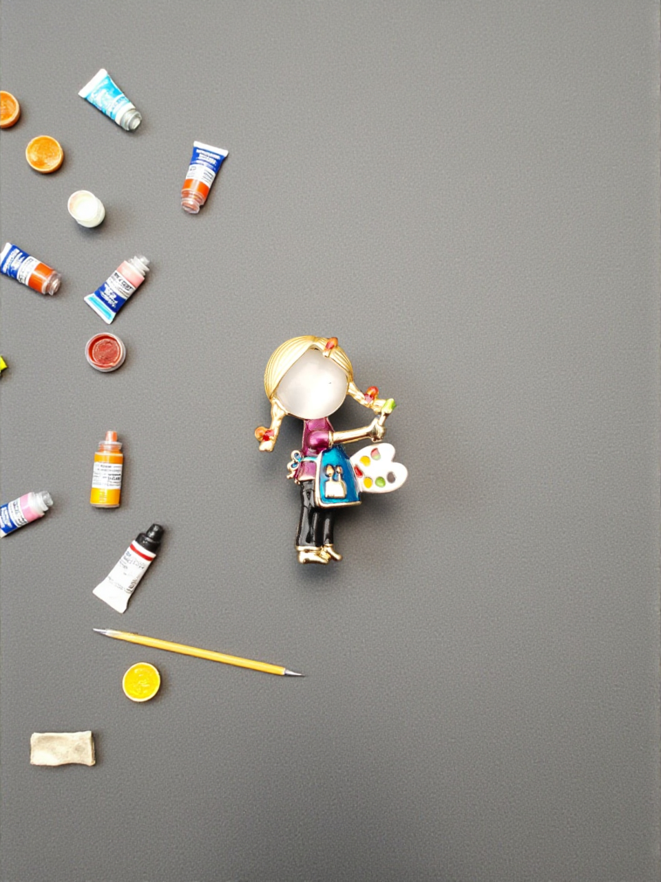 The Little Artist Brooch