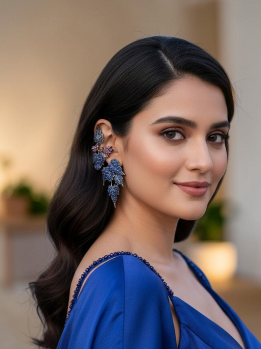 Ivy Bloom Climber Ear Cuffs
