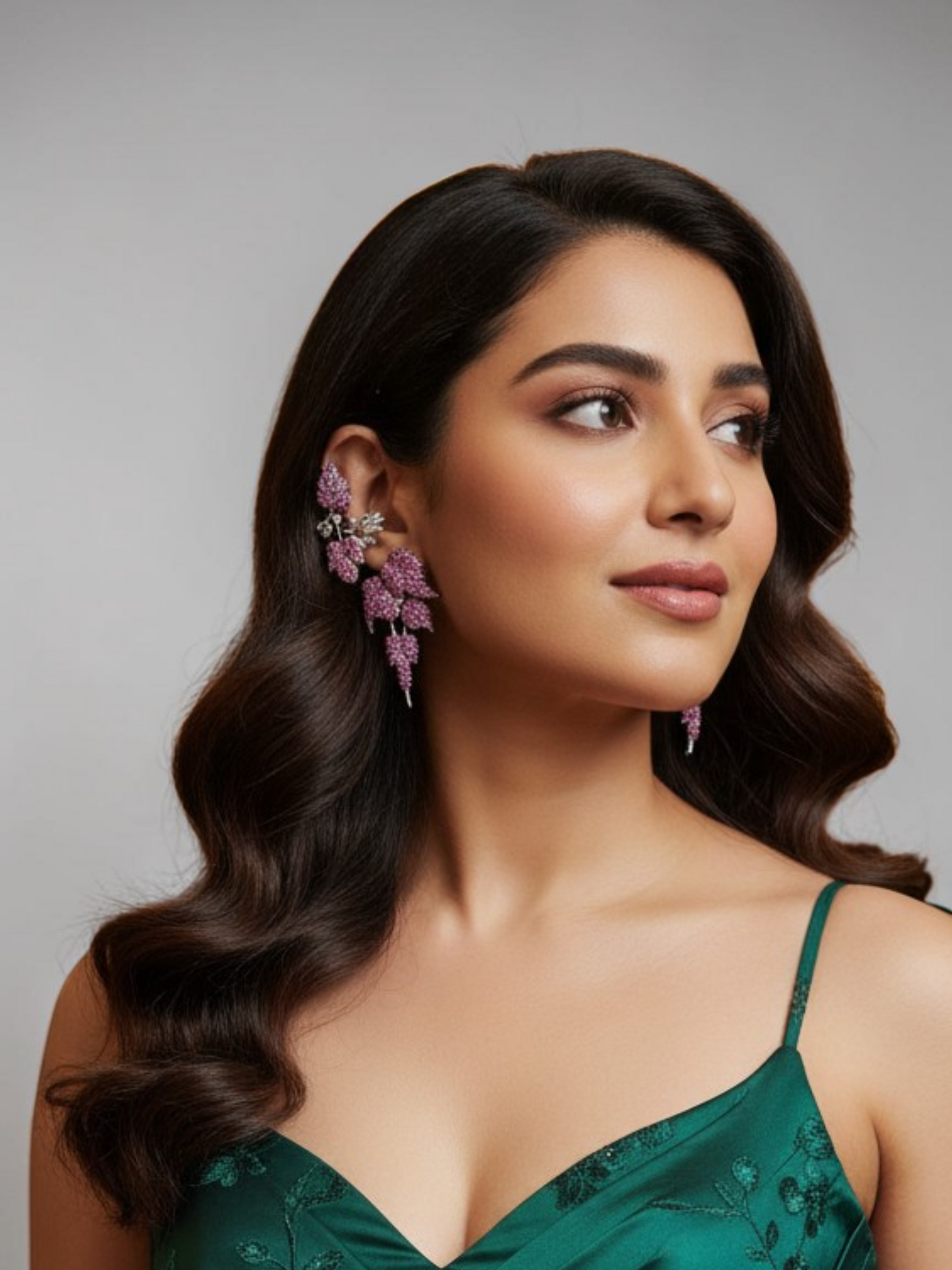 Ivy Bloom Climber Ear Cuffs