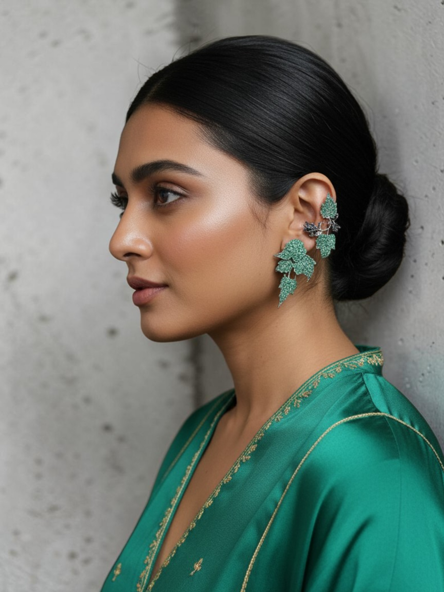 Ivy Bloom Climber Ear Cuffs